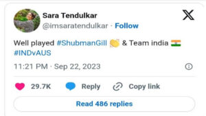 India vs Australia: Shubman Gill illness, Sara Tendulkar tweet viral on social media