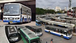 Karnataka: BMTC Buses runs to different districts of the state