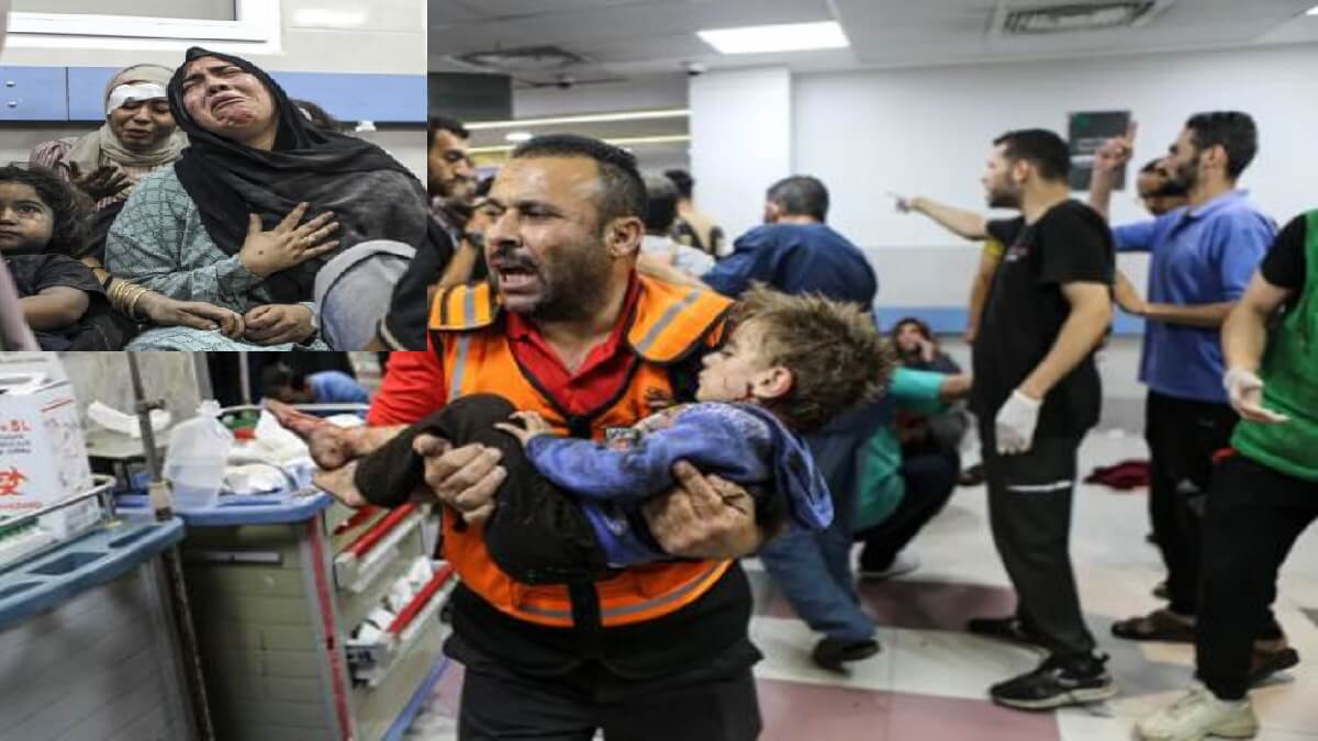 Terrible Bomb attack in Gaza Hospital: 500 killed including Children