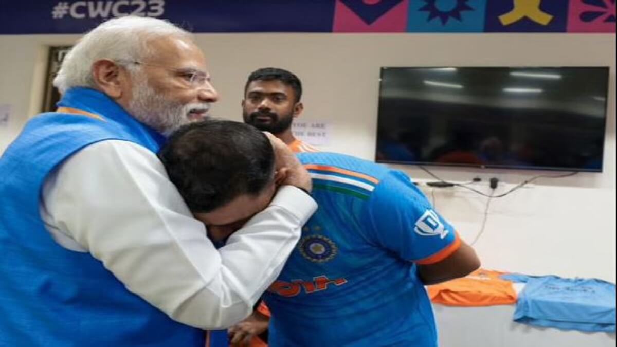 Mohammed Shami shared an emotional photo condoling the Prime Minister