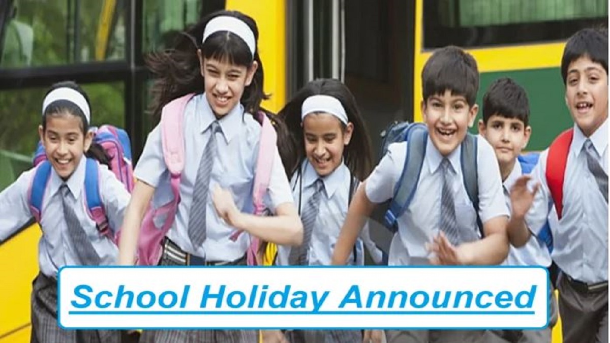 Good news for students: 7 days School Holidays in last week of December ...