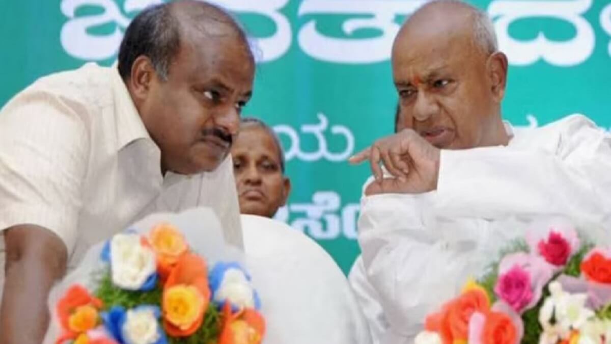 Karnataka: CM Ibrahim sacked HD Deve Gowda from JDS National president Post