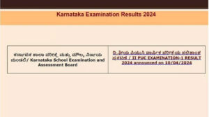Karnataka SSLC Results 2024: Click here to check results 