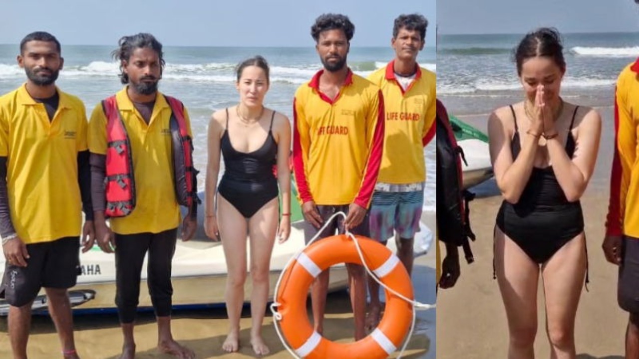 Kazakhstani woman rescued from drowning at Kudle Beach