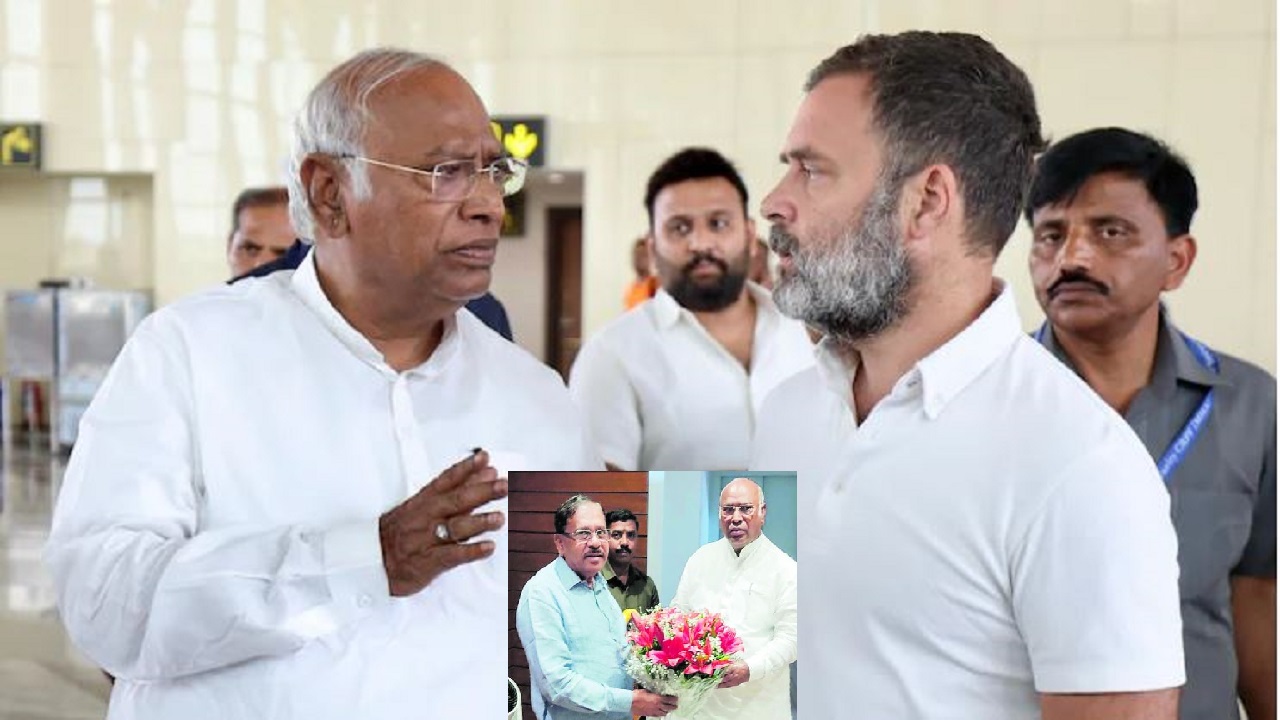 Mallikarjun Kharge – Rahul Gandhi meeting: G. Parameshwara name now front in CM race