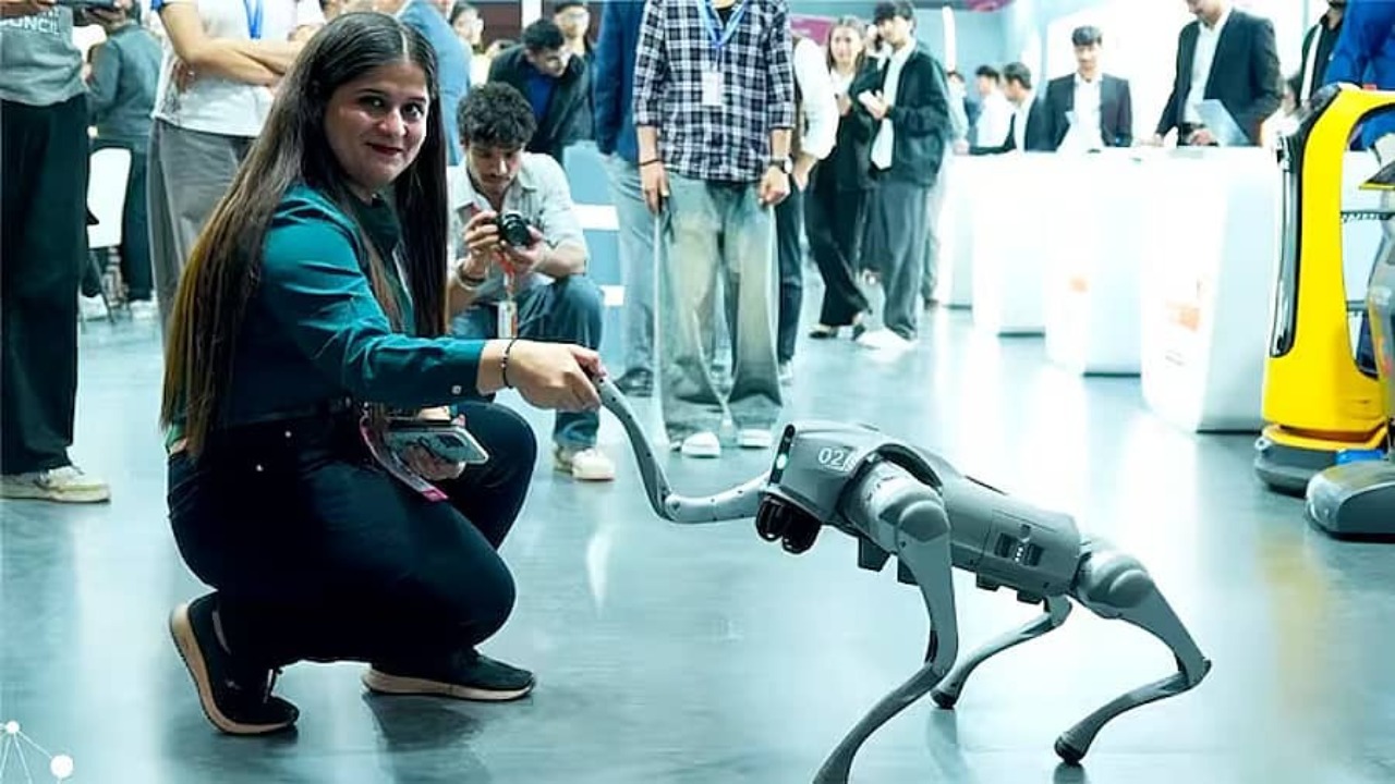 AI summit row: Galgotias University asked to remove stall over Chinese robot dog display