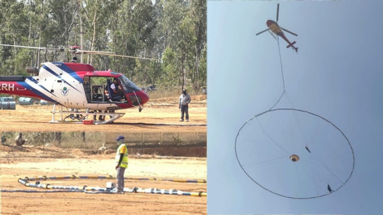 Aerial survey begins in Chikkaballapur district to explore possible gold deposits