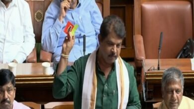 R Ashok exhibited pen drive ; BJP demands resignation of Excise Minister on corruption charges
