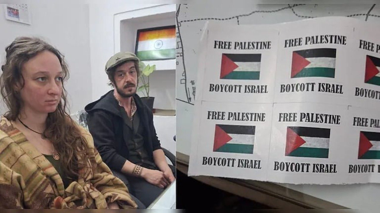 British couple asked to leave India for pro-Palestine stickers in Ajmer