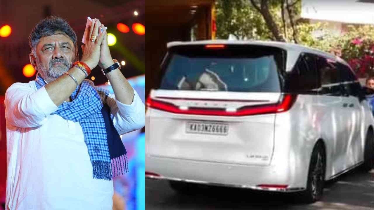 DK Shivakumar buys luxury Lexus LM 350h worth Rs 2.8 crore