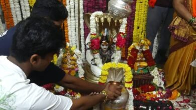 Hindus clean temple with Gomutra in Kalaburagi amid decoration row
