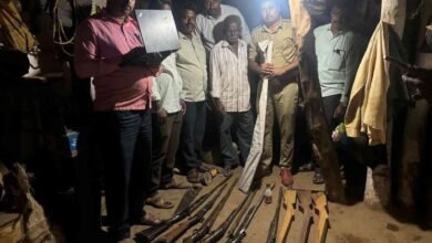 Illegal country gun manufacturing racket busted in Shivamogga; carpenter arrested