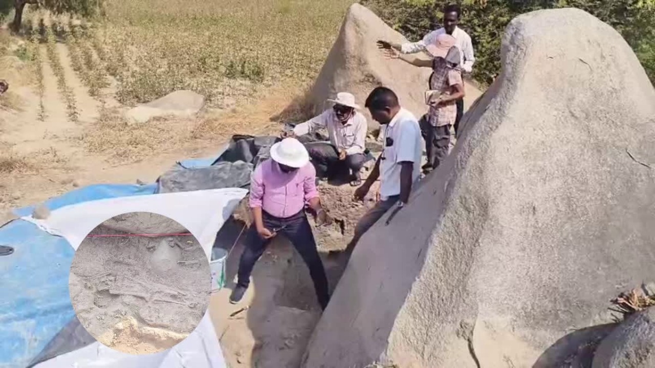 Prehistoric relics unearthed in Ballari district