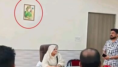 Shaane Hind Nihal Ahmed’s office photo sparks row in Maharashtra