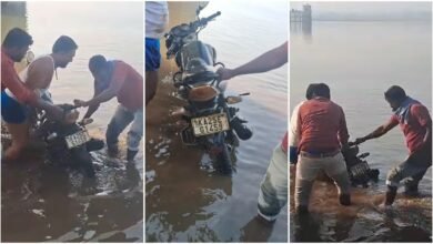 Three Suspicious Bikes Found in Malaprabha River Near Bailhongal; Link to Saundatti Jewellery Theft Suspected