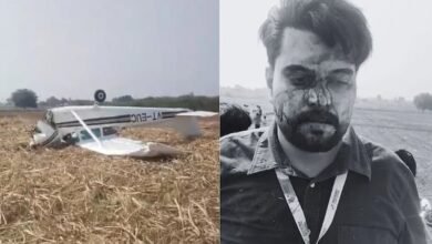 Two escape narrowly as training aircraft crashes in Vijayapura
