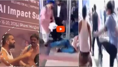 Youth Congress workers stage semi-nude protest at AI summit in Delhi, security under scrutiny