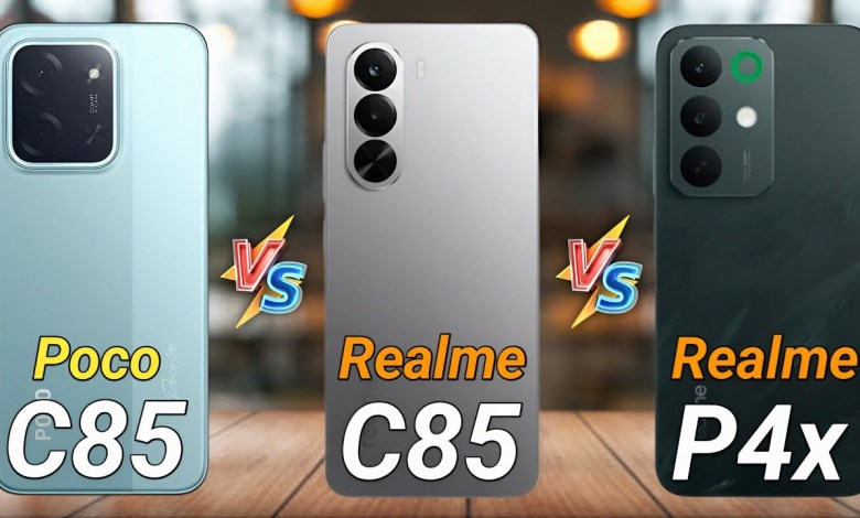 Budget 5G Face Off Redmi 15A Realme P4 Lite and Poco C85x Compared in Detail