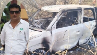 Charred body in car sparks murder suspicion in Dharwad
