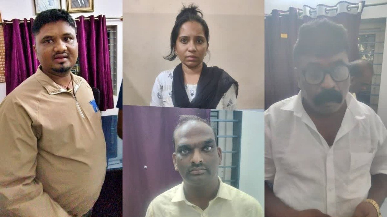 Honey trap gang busted in Davanagere; four arrested for blackmailing businessman