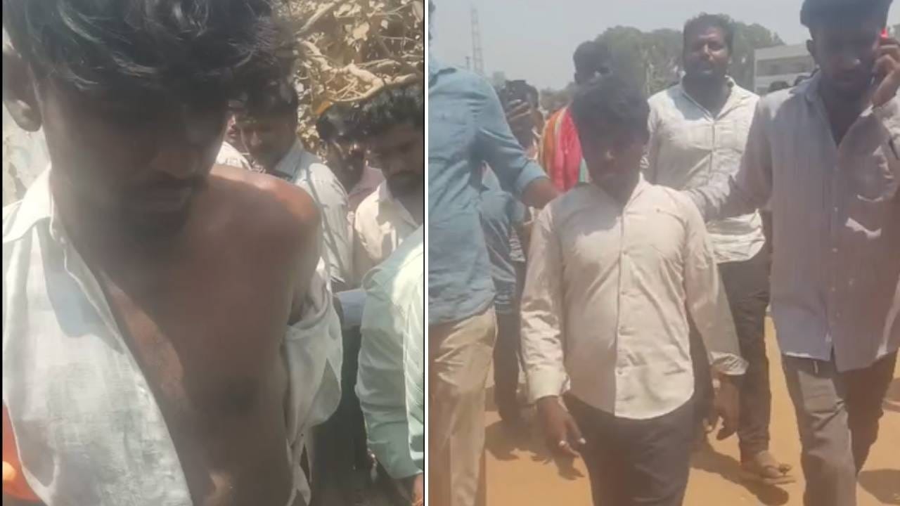 Two robbers caught by locals after snatching cash bag near Chikkaballapur