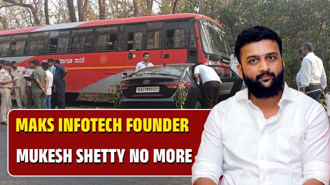 Terrible accident-car airbag blast..? Maks Infotech founder Mukesh Shetty is no more