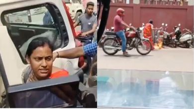 Woman Sets Vehicles on Fire Outside High Court Sparks Panic and Police Action