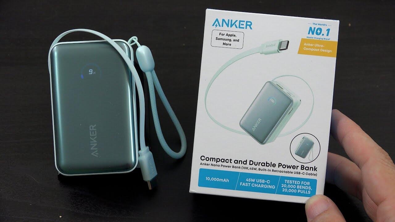 Anker Launches Compact 10000mAh Powerbank With 30W Fast Charging Support