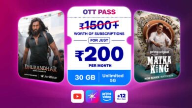 Jio Launches New OTT Pass With Streaming Apps and 30GB Data