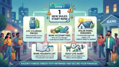 New Rules from June 1: Major Changes Alert for the Common Man