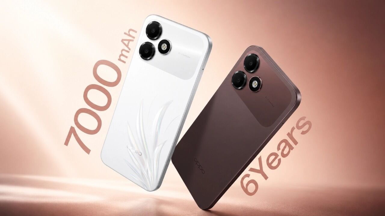 Oppo A6c Launched in India with Massive 7000mAh Battery and 120Hz Display at ₹13,999