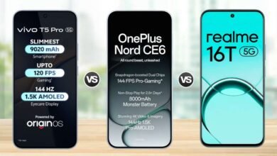 Realme 16T 5G Faces Tough Competition From OnePlus Nord CE 6 and Vivo T5 Pro 5G