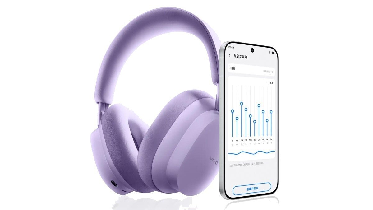 Vivo Launches Its First Over Ear Headphones With 75 Hour Battery and Advanced ANC
