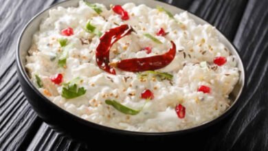 A quick and soothing South Indian curd rice recipe made with cooked rice, yogurt, spices and tempering, perfect for summer meals and easy digestion at home