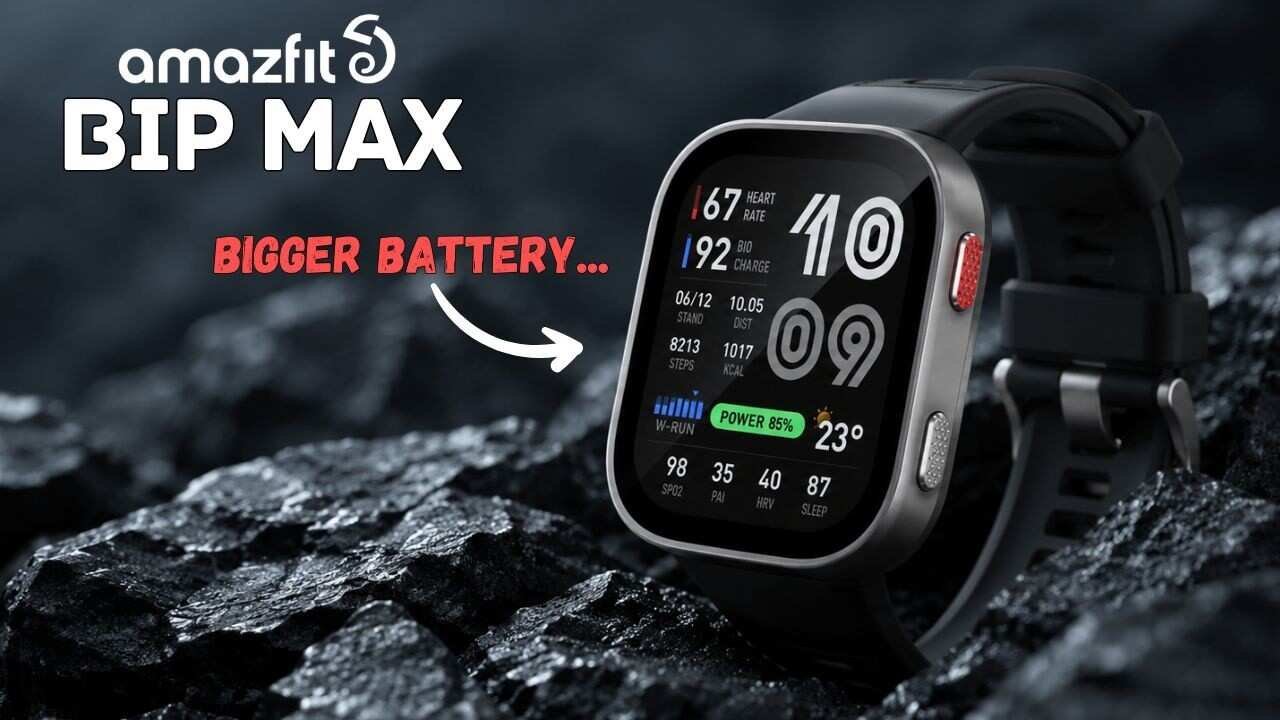 Amazfit Bip Max Set for India Debut With Massive AMOLED Display and Long Battery Life