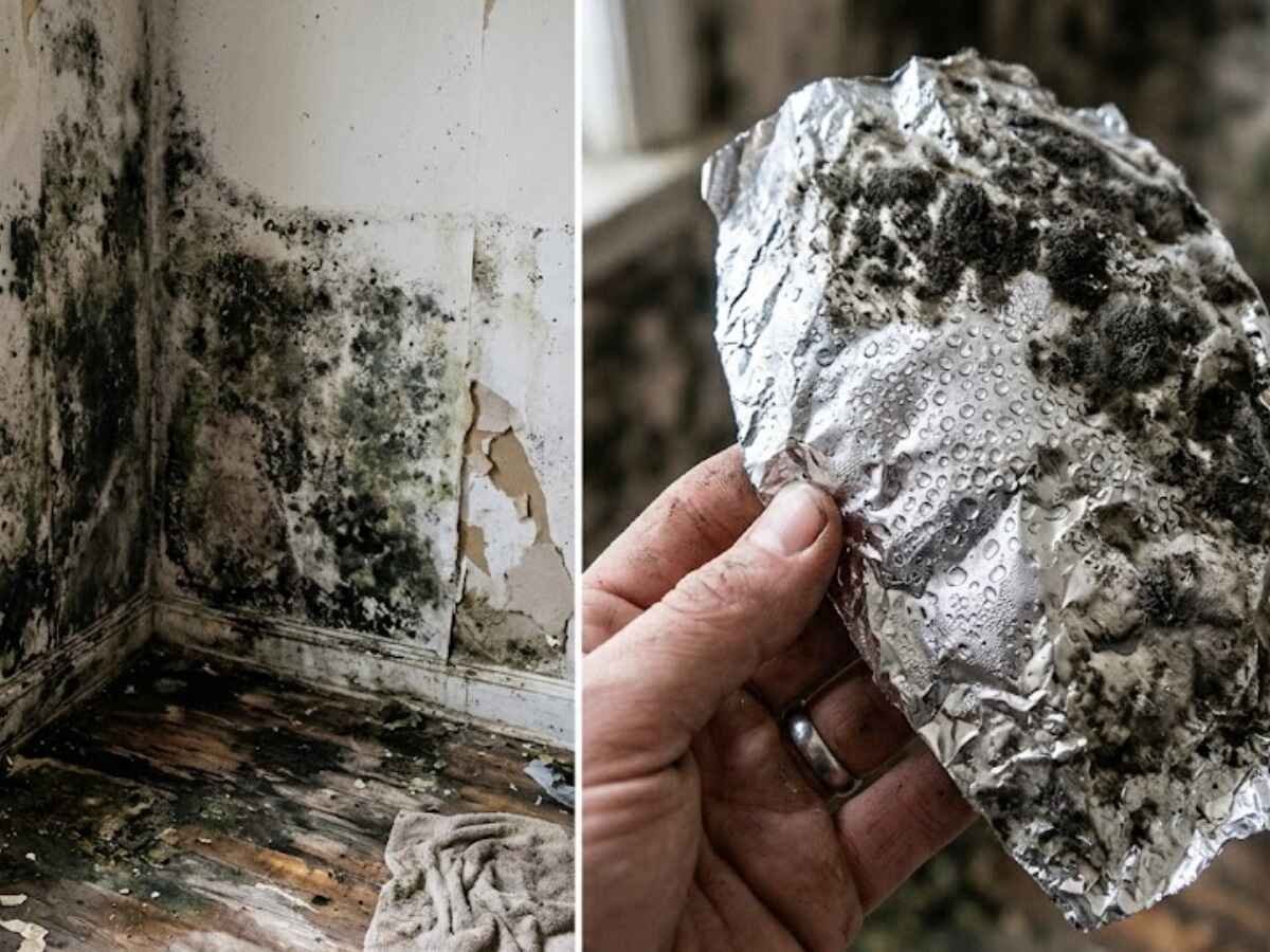Dark Wall Stains at Home What They Really Mean and a Simple Foil Test to Find the Cause