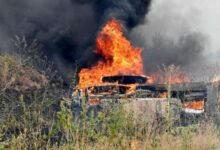 Deadly Gujarat Bus Collision Leaves Six Dead After Vehicle Catches Fire