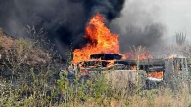 Deadly Gujarat Bus Collision Leaves Six Dead After Vehicle Catches Fire