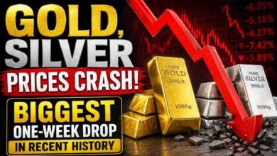 Gold, Silver Prices Crash: Biggest One-Week Drop in Recent History