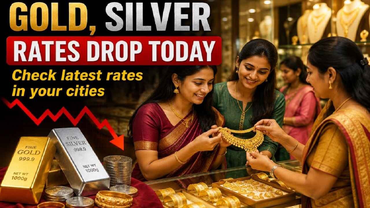 Gold, Silver Rates Drop Today: Check latest rates in your cities