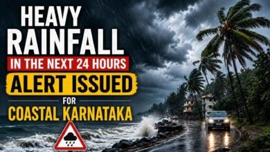 Heavy Rainfall in the Next 24 Hours: Alert Issued for Coastal Karnataka