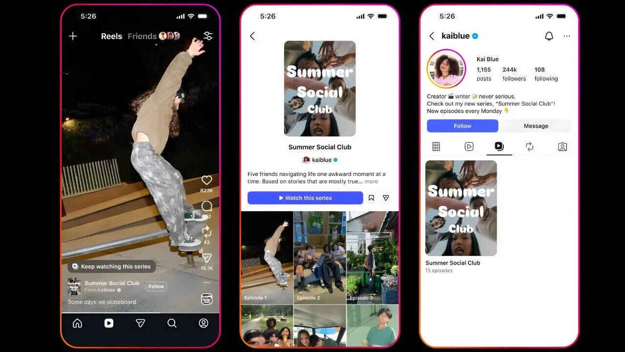 Instagram Tests New Series Feature for Reels With New Earning Opportunities for Creators