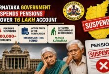 Karnataka Government Suspends Pensions of Over 16 Lakh Account