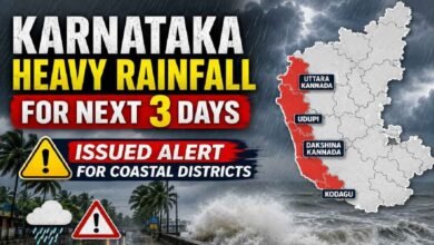 Karnataka Heavy Rainfall for Next 3 Days: Issued Alert for Coastal Districts