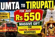 Kumta to Tirupati for Just Rs 550: Massive Gift for Coastal Karnataka Devotees