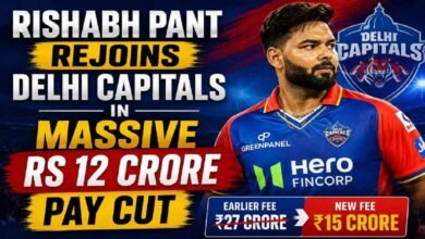 Rishabh Pant Rejoins Delhi Capitals with Massive Rs 12 Crore Pay Cut