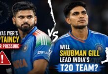 Shreyas Iyer’s Captaincy Under Pressure; Will Shubman Gill Lead India’s T20 Team?
