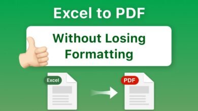 Simple Ways to Convert Excel Files Into PDF Without Losing Formatting