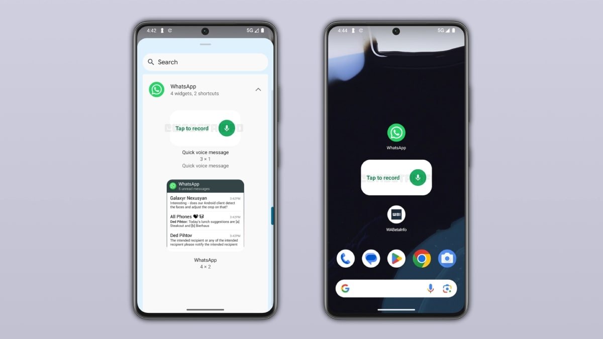 WhatsApp Working on New Voice Note Widget to Make Audio Messaging Faster