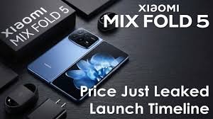 Xiaomi Mix Fold 5 Leak Suggests Bigger Battery and Powerful 200MP Camera